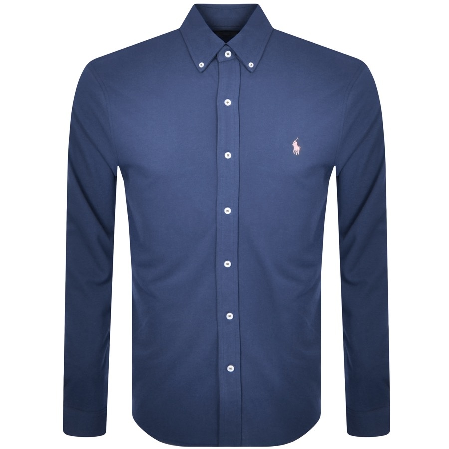 ralph lauren featherweight shirt blue
