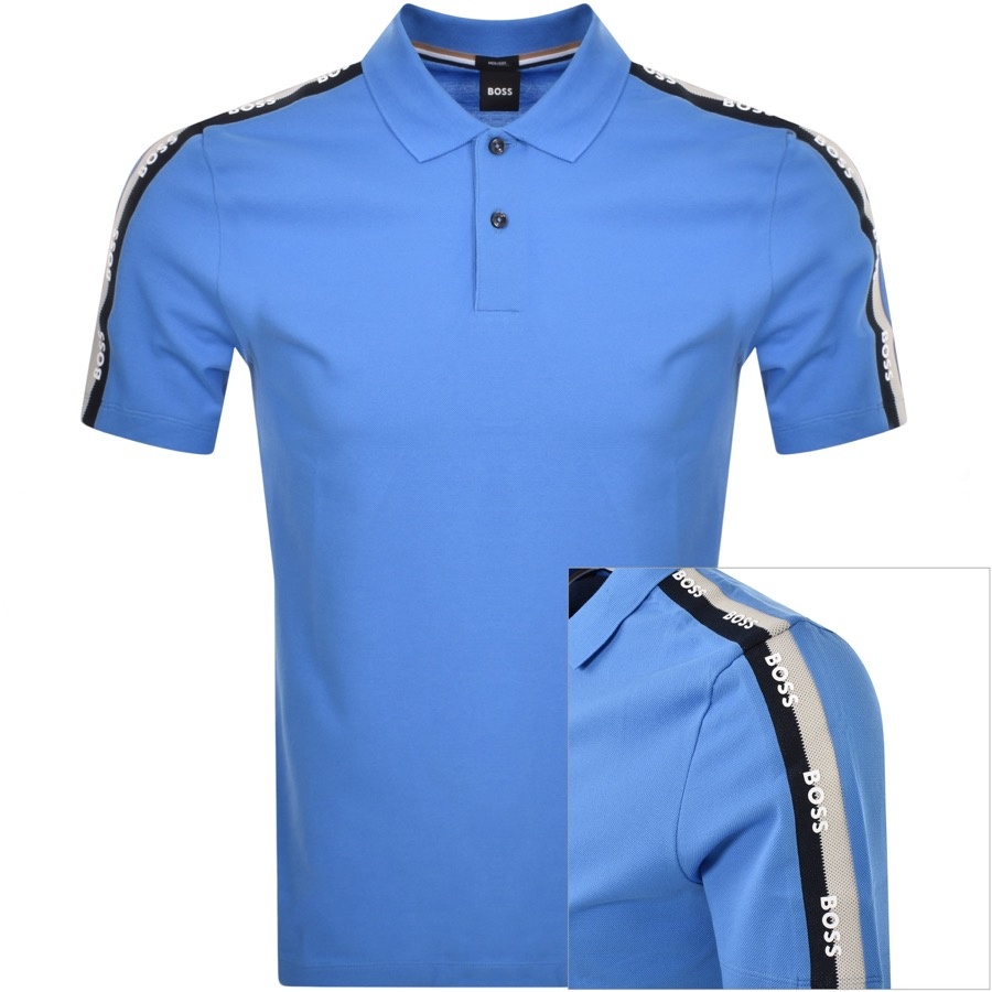 Boss Business Boss Parlay 175 Polo T Shirt Blue