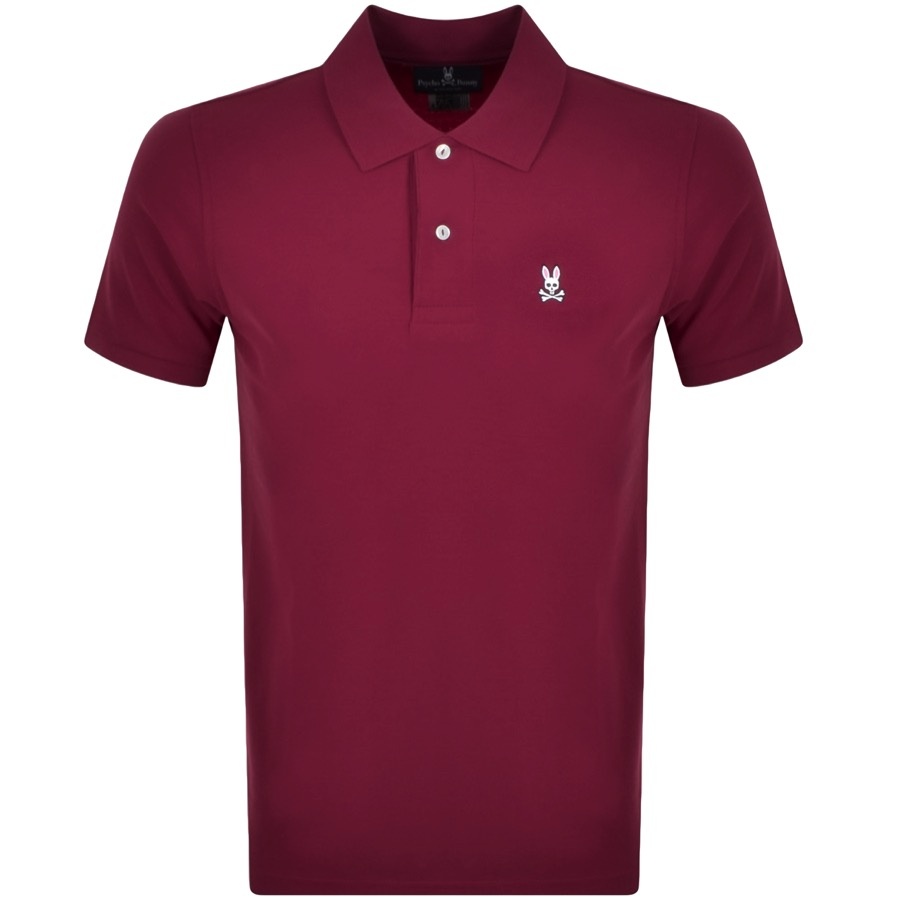 Psycho Bunny Classic Polo T Shirt Burgundy | ModeSens