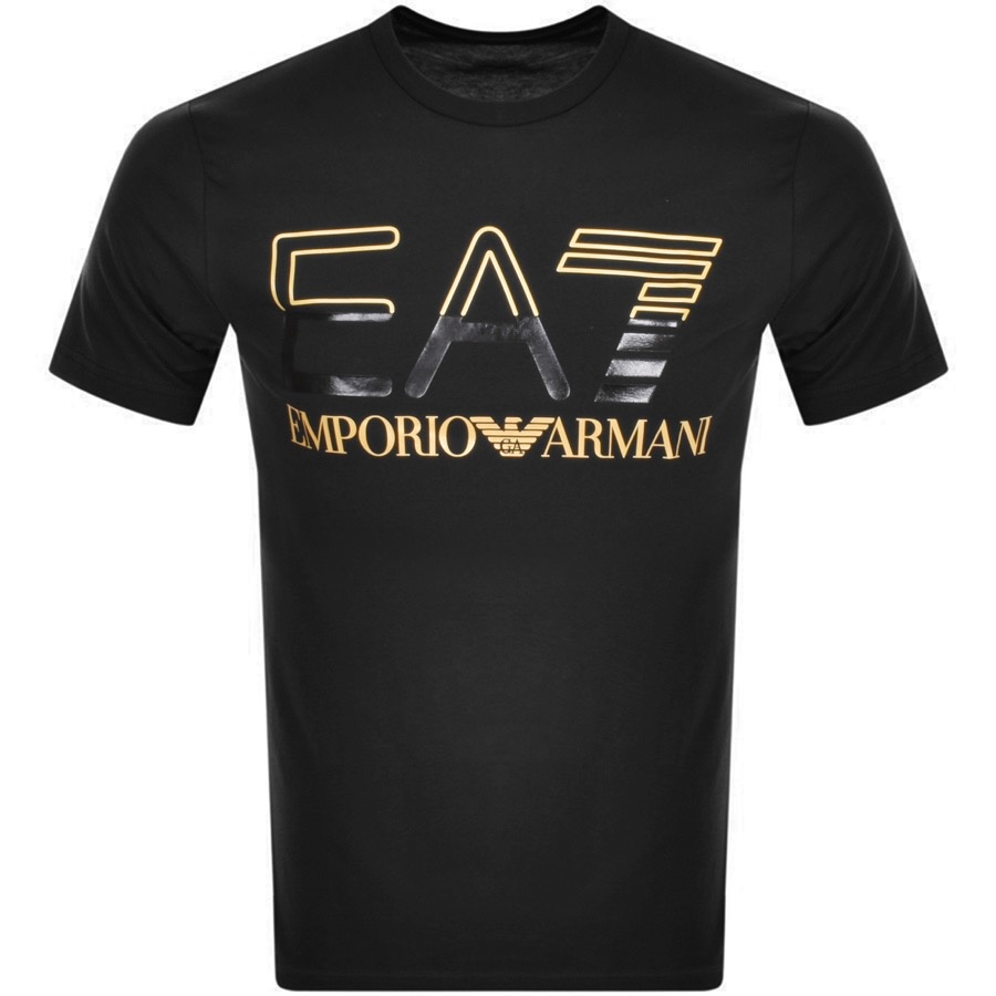 EA7 EA7 EMPORIO ARMANI LOGO T SHIRT BLACK