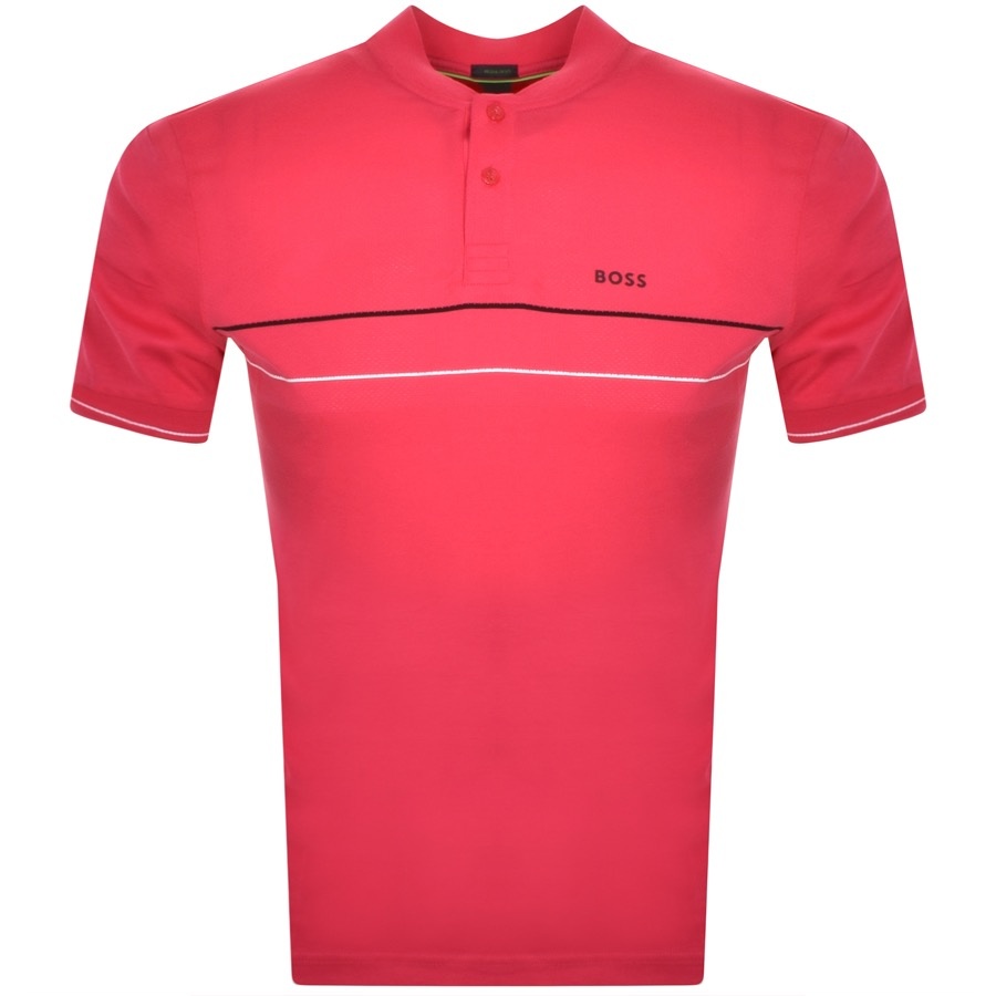 Boss Athleisure Boss Pariq Polo T Shirt Pink