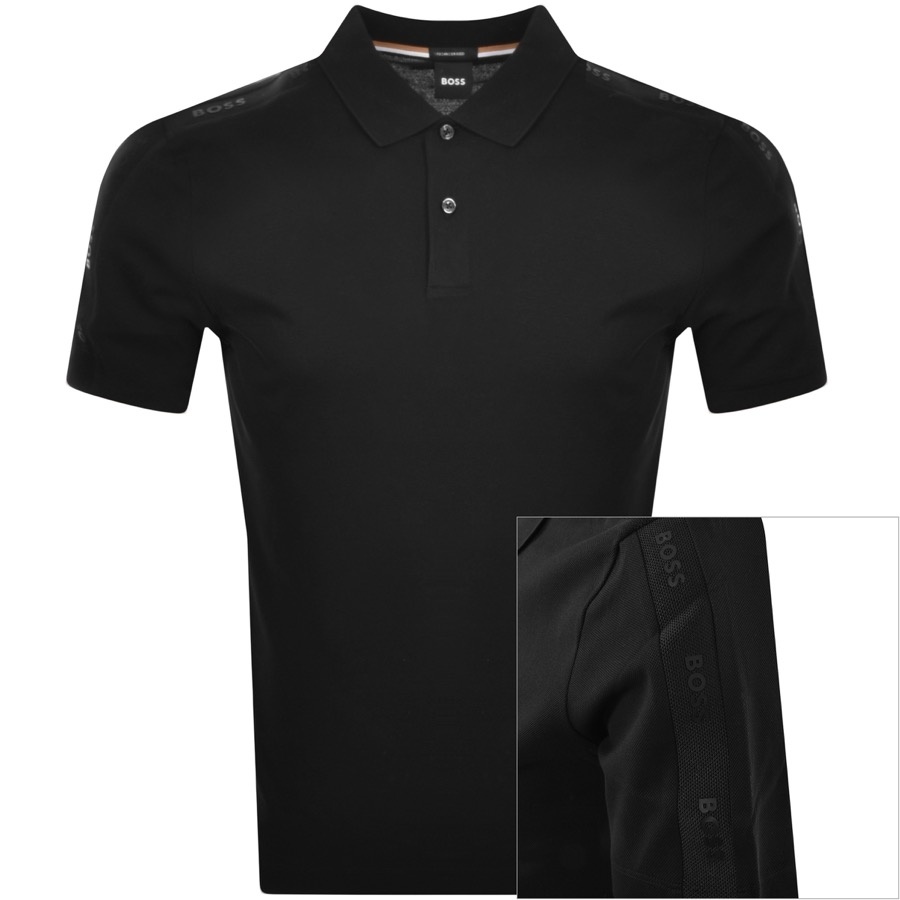 BOSS Parlay 175 Polo T Shirt Black
