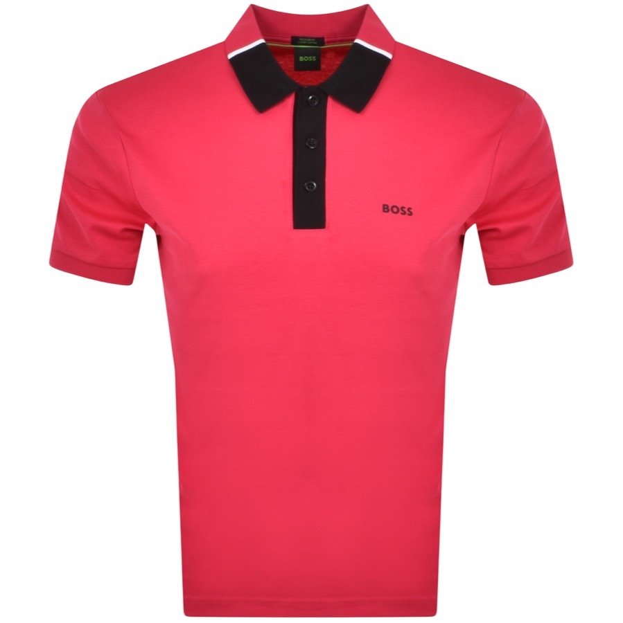 Boss Athleisure Boss Paddy 3 Polo T Shirt Pink