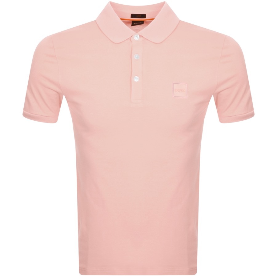 BOSS Passenger Polo T Shirt Pink