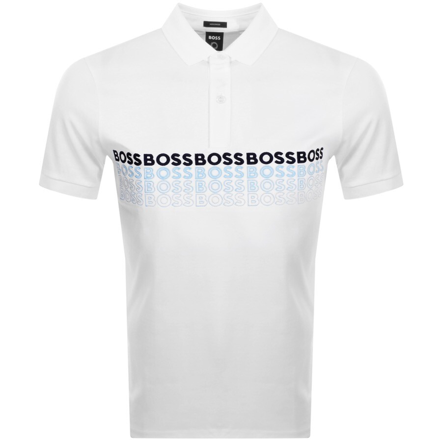 Boss Athleisure Boss Pavel Polo T Shirt White