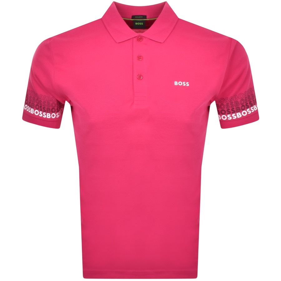 Boss Athleisure Boss Paddy 2 Polo T Shirt Pink