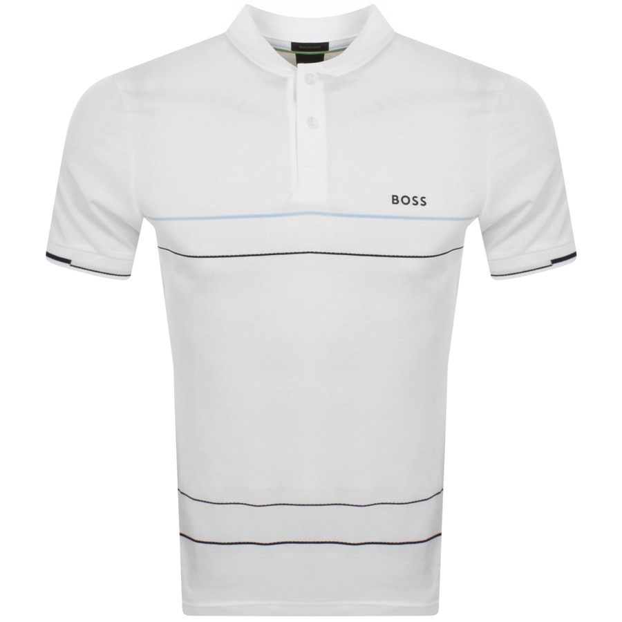 BOSS Pariq Polo T Shirt White