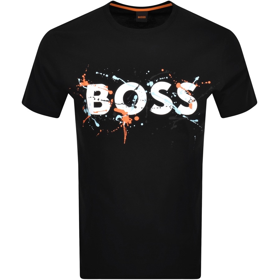 BOSS Thinking 1 Logo T Shirt Navy
