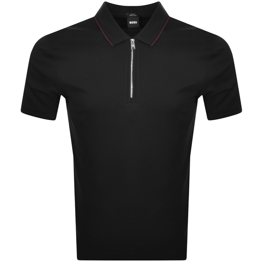 BOSS Polston 32 Polo T Shirt Black