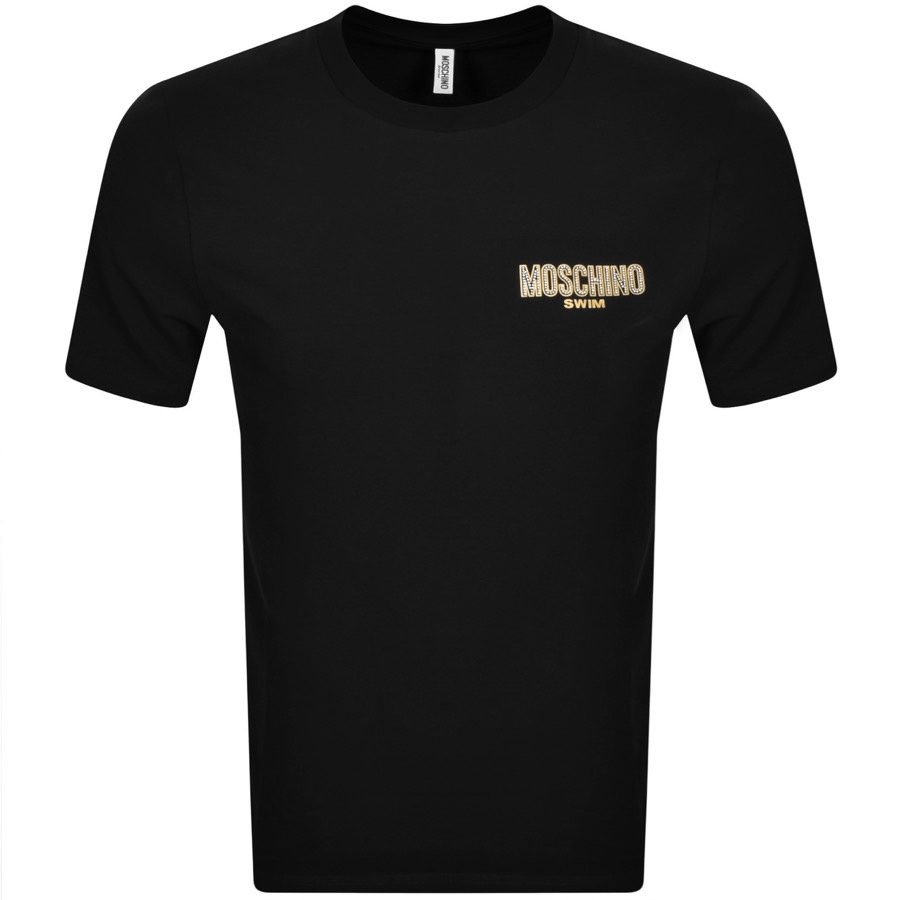 Moschino Lounge Swim T Shirt Black