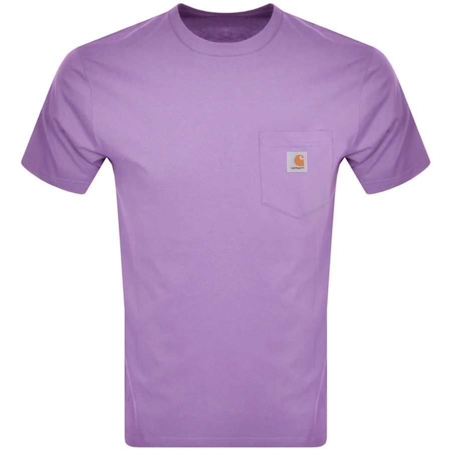 Carhartt Wip Pocket Short Sleeved T Shirt Purple In Purple