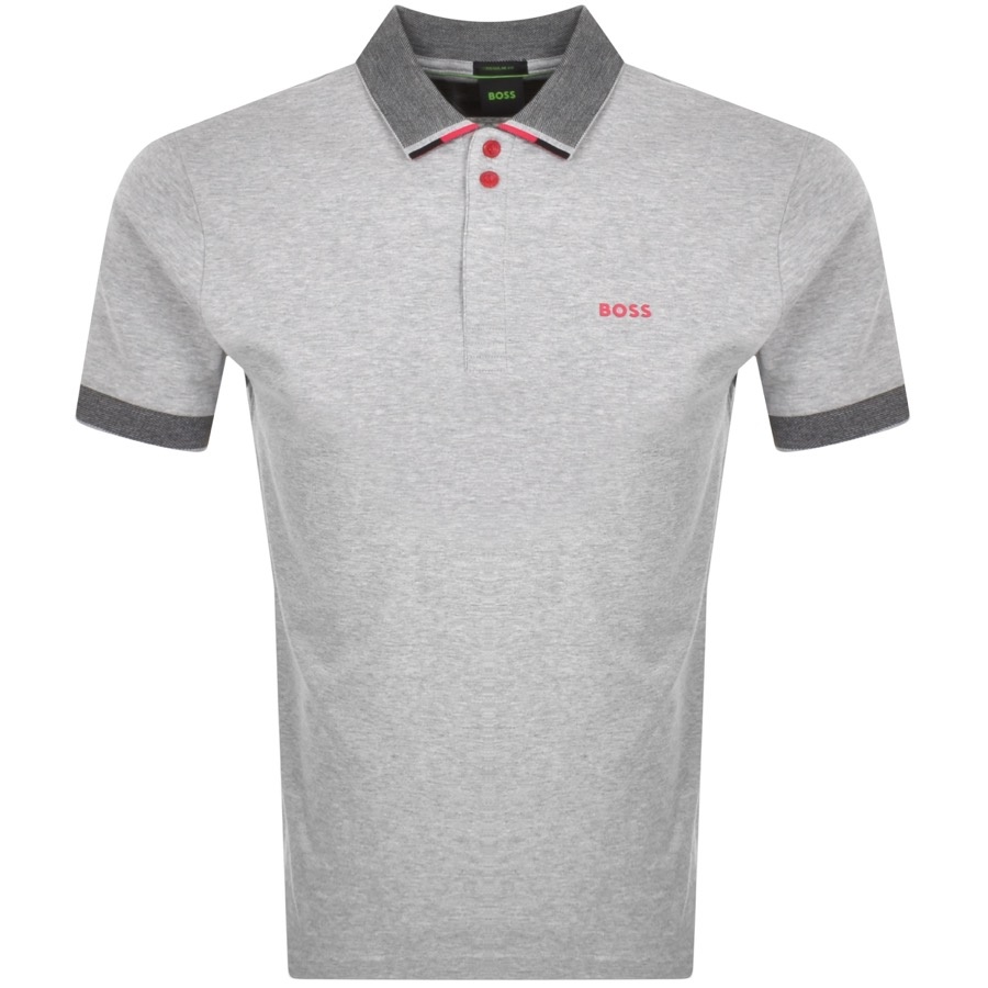 Boss Athleisure Boss Paddy 2 Polo T Shirt Grey