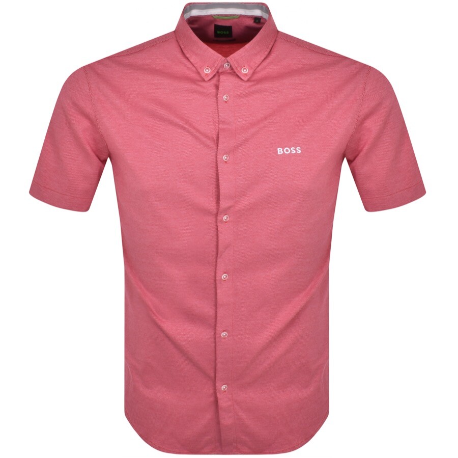 Boss Athleisure Boss Biado R Long Sleeved Shirt Pink