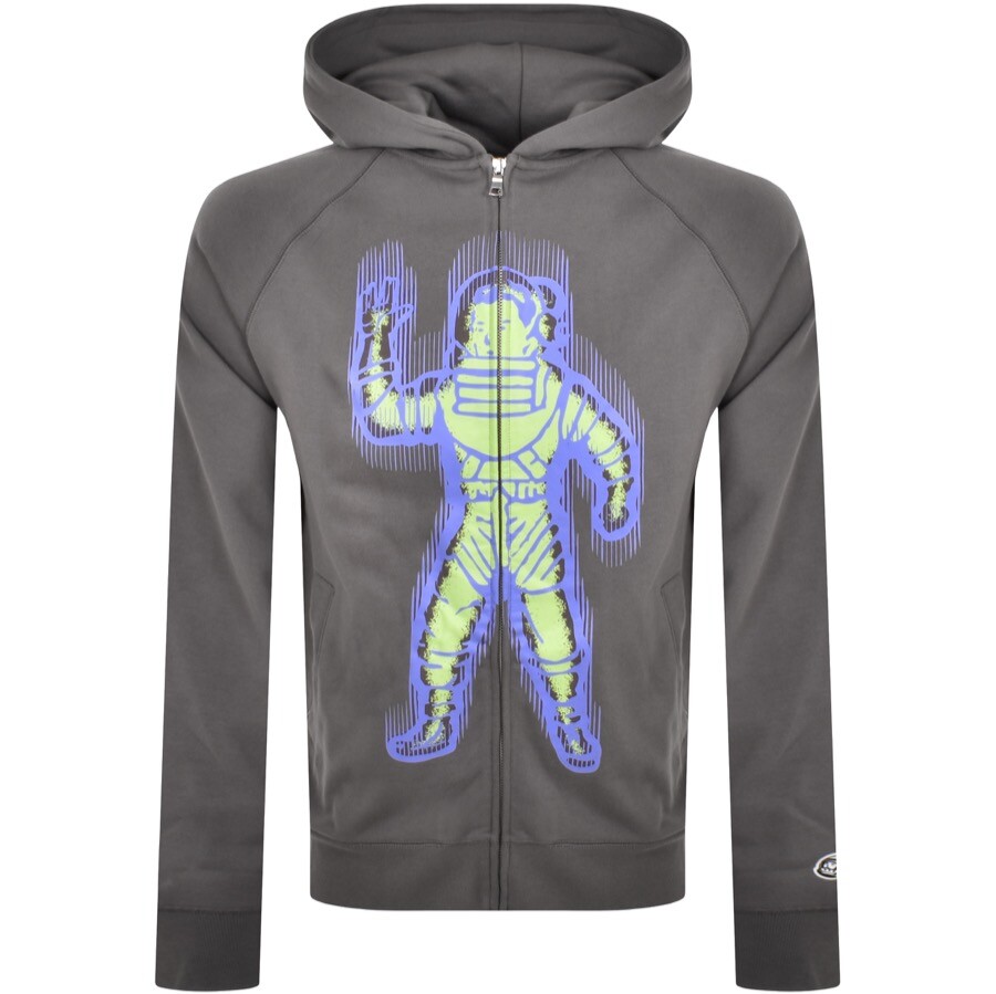 Billionaire Boys Club Standing Astro Hooded Cotton Sweatshirt In Grey