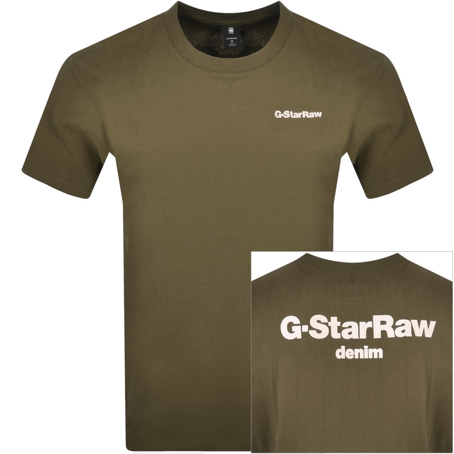 G Star Raw Originals Photographer T Shirt Green