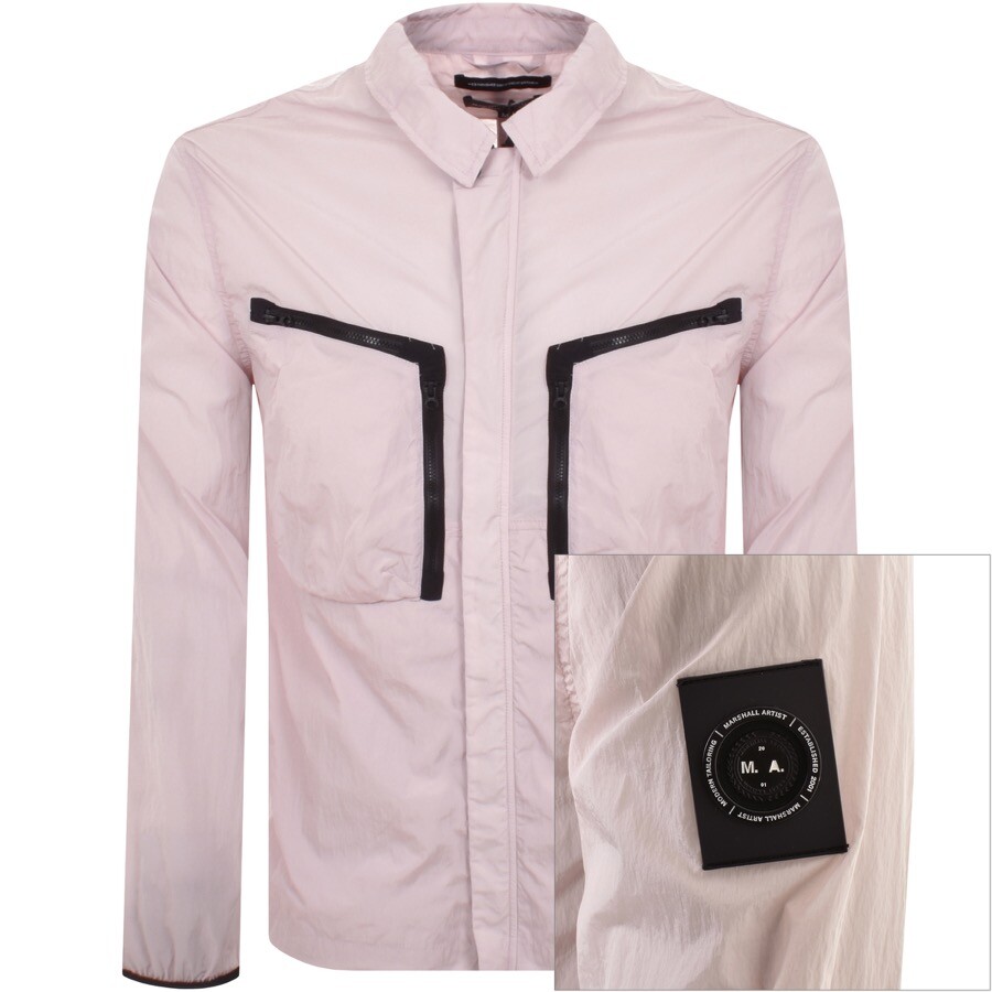 Marshall Artist Krinkle Overshirt Pink