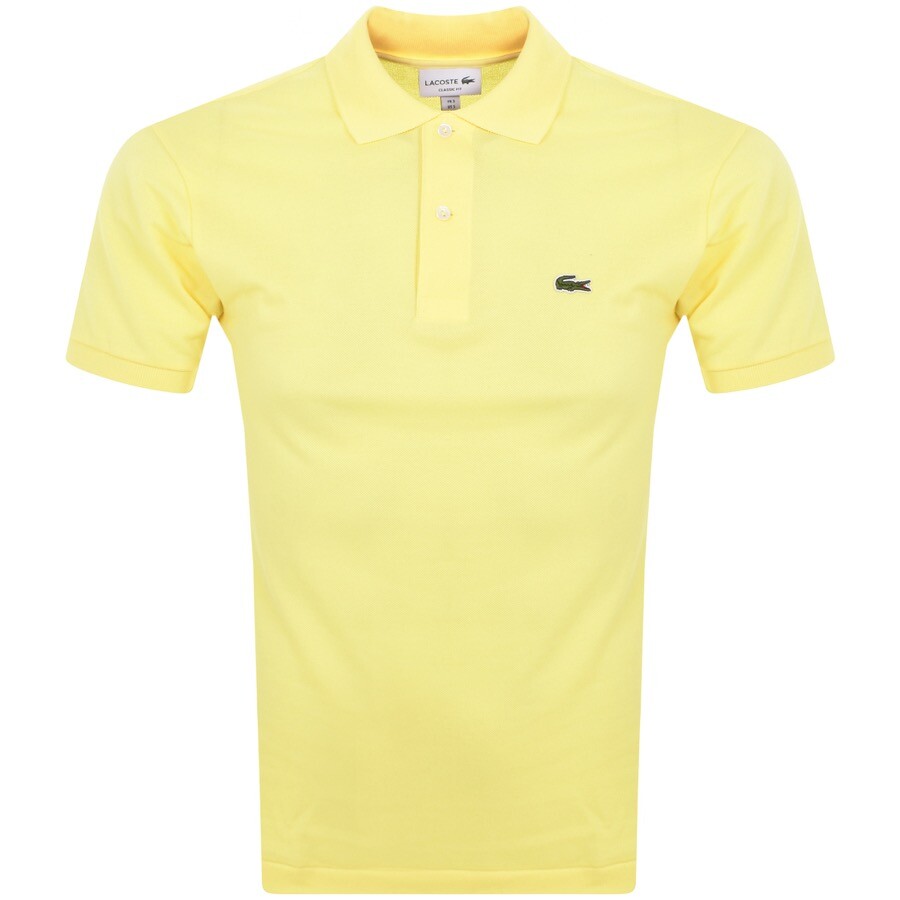 Lacoste Classic Fit Polo T Shirt Yellow