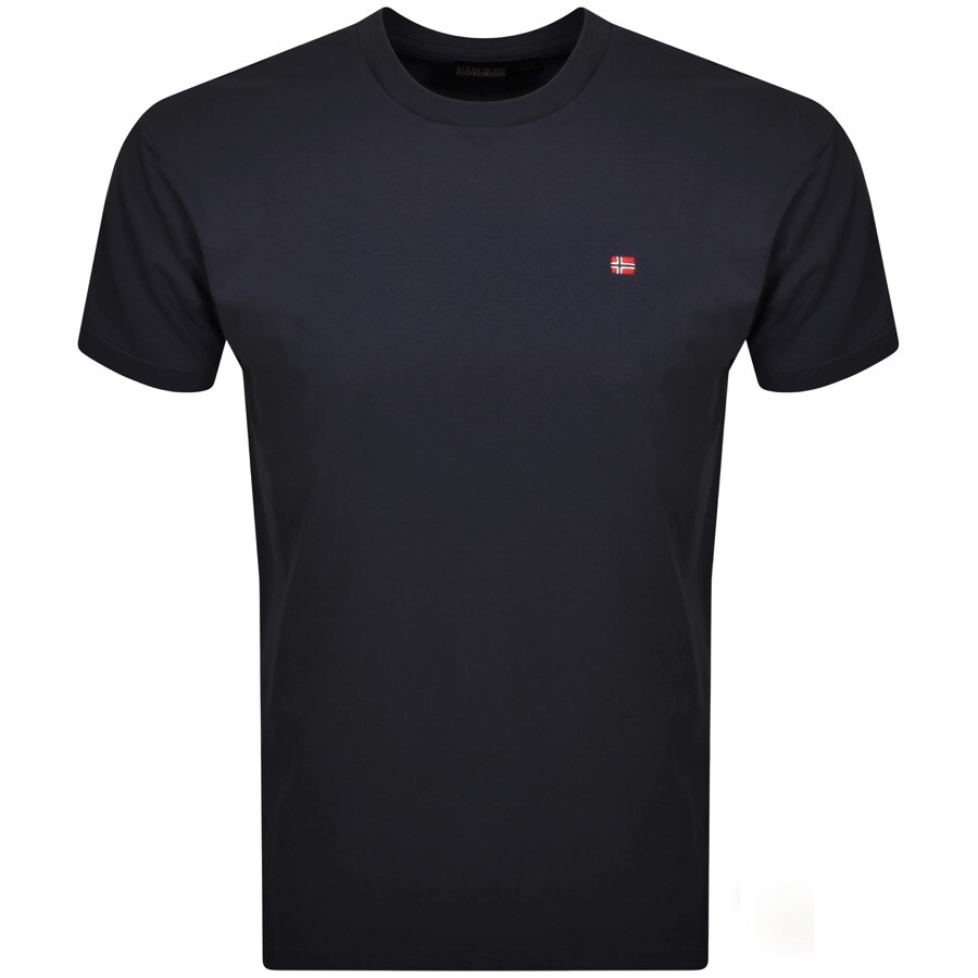Napapijri Salis Logo T Shirt Navy