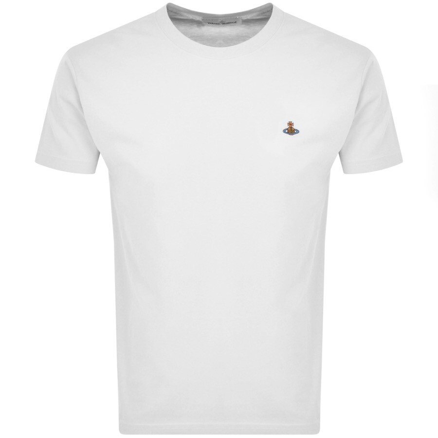 VIVIENNE WESTWOOD VIVIENNE WESTWOOD CLASSIC LOGO T SHIRT WHITE