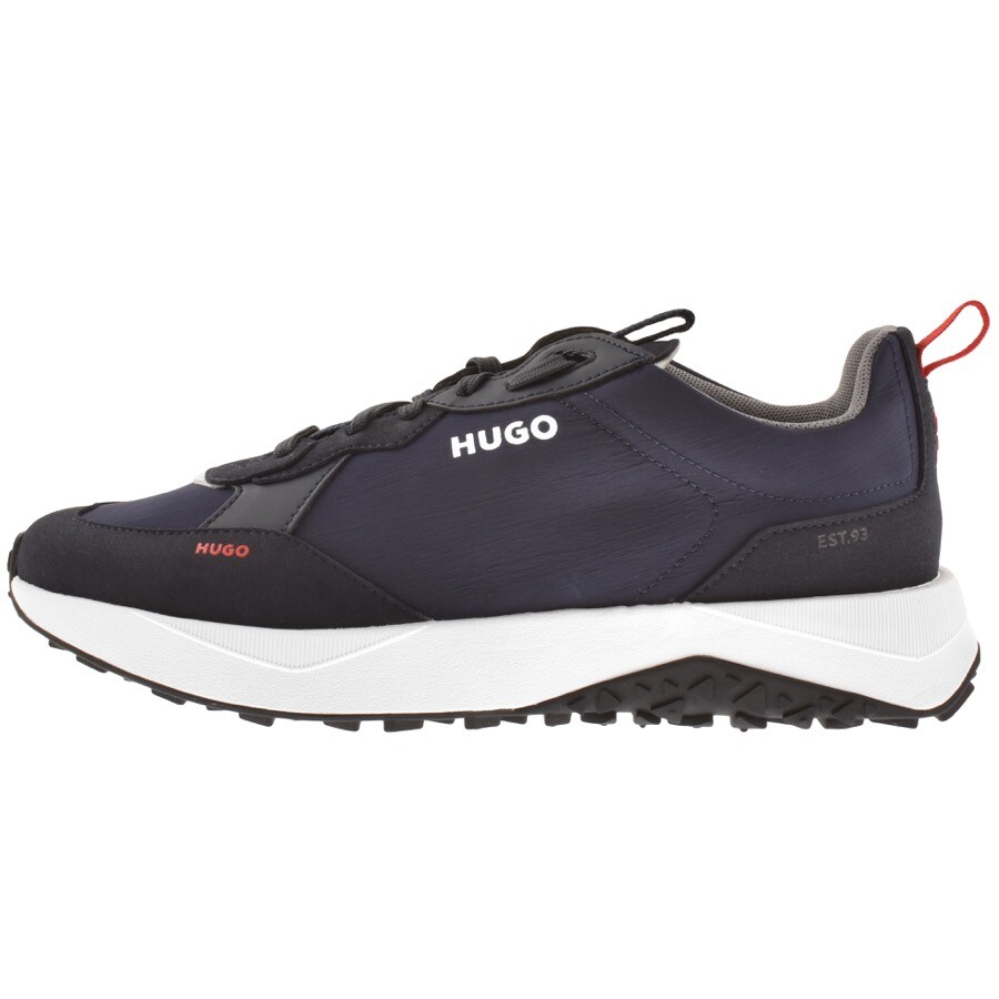 Hugo Boss Hugo Kane Runn Trainers Navy In Navy
