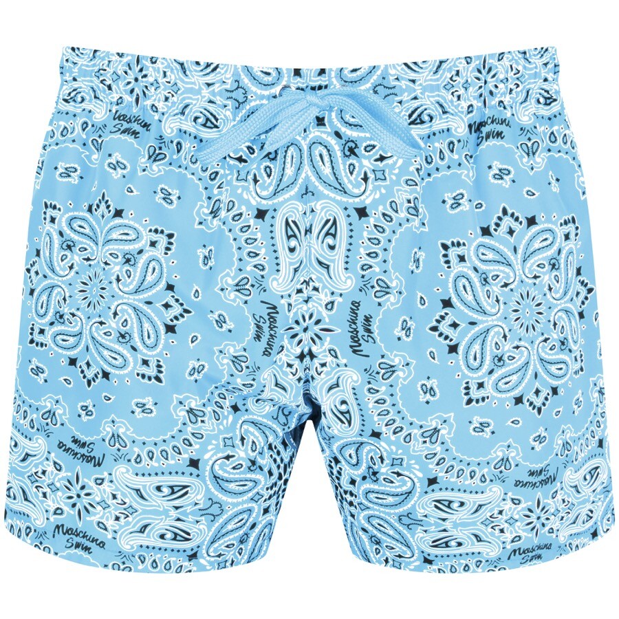 Moschino Swim Logo Shorts Blue