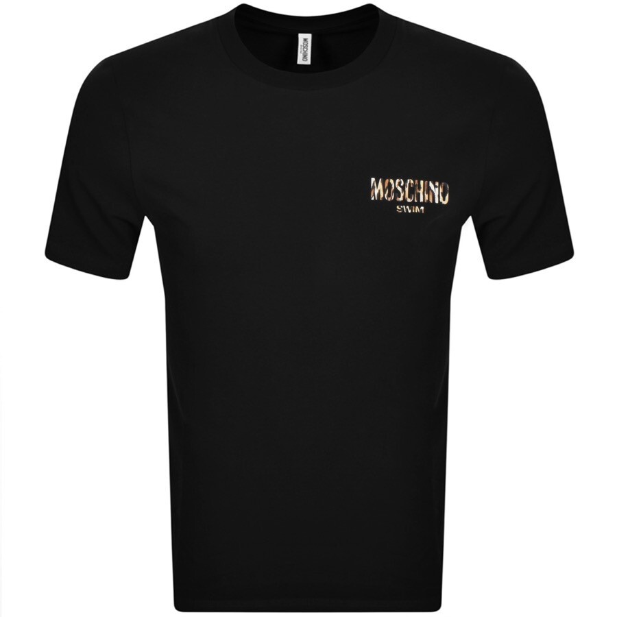 Moschino Lounge Swim T Shirt Black