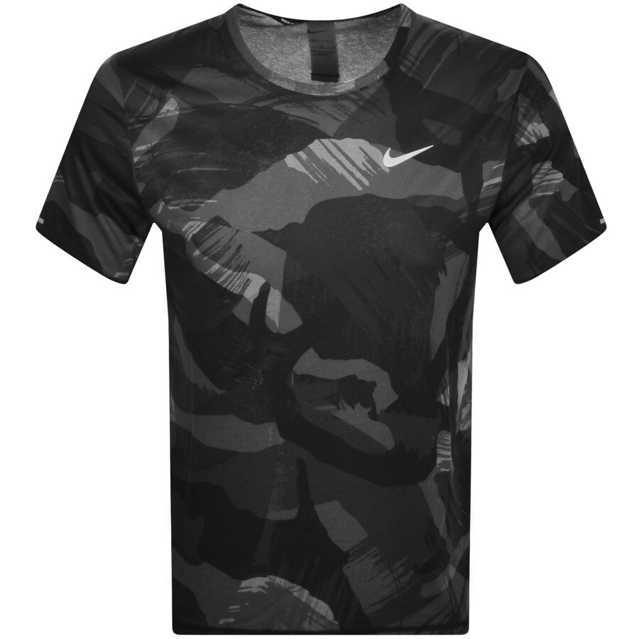 Nike Training Dri Fit Miler T Shirt Black