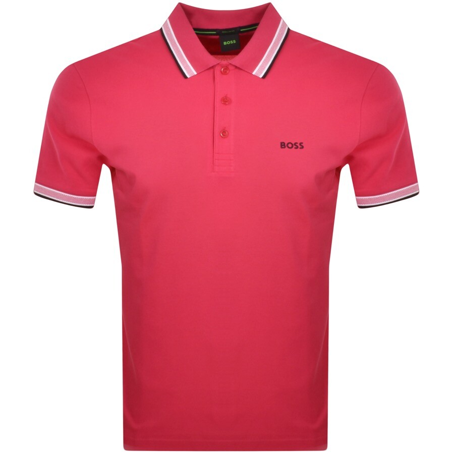 Boss Athleisure Boss Paddy Polo T Shirt Pink