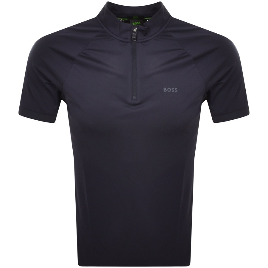 Boss Athleisure Boss Pariq 1 Half Zip Polo T Shirt Navy