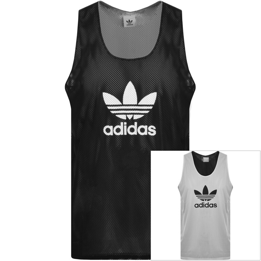 adidas Classics Basketball Trefoil Vest Black