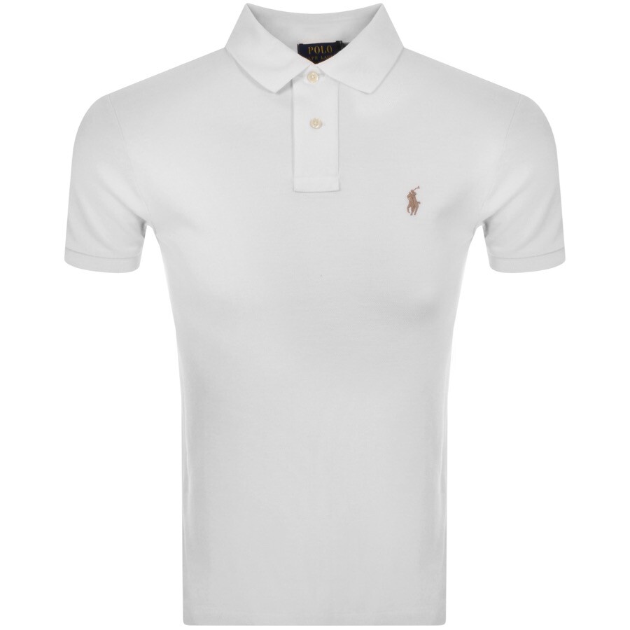 Ralph Lauren Slim Fit Polo T Shirt White | ModeSens