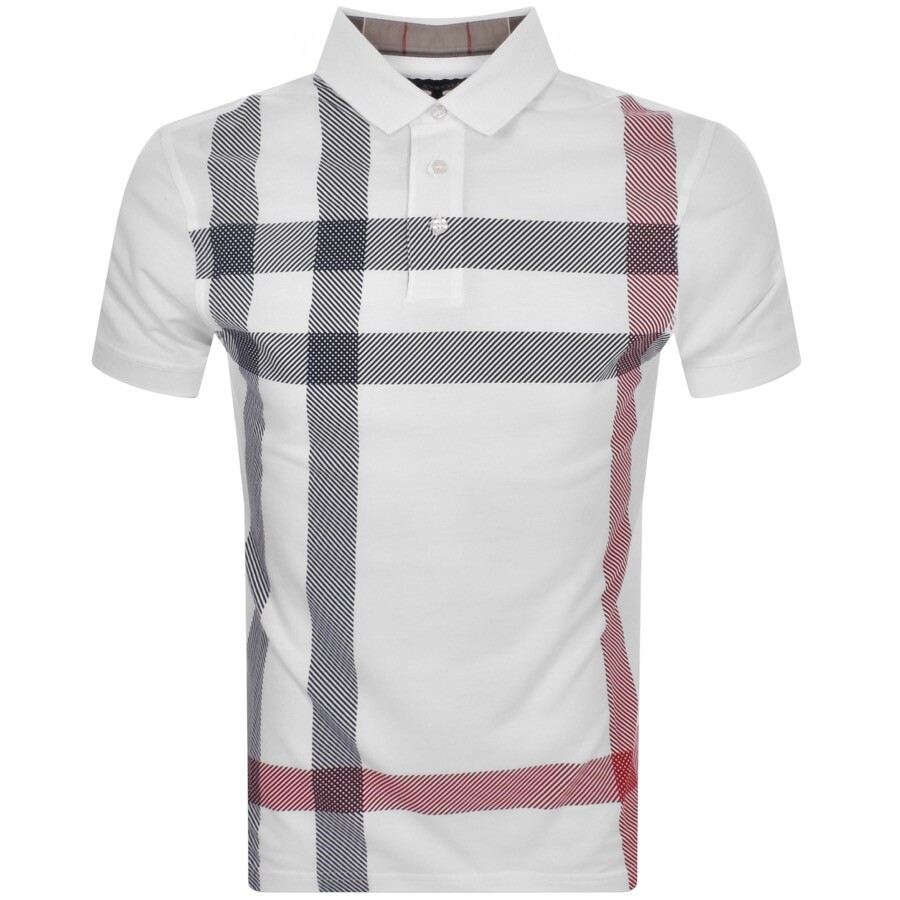 BARBOUR BARBOUR BLAINE POLO T SHIRT WHITE