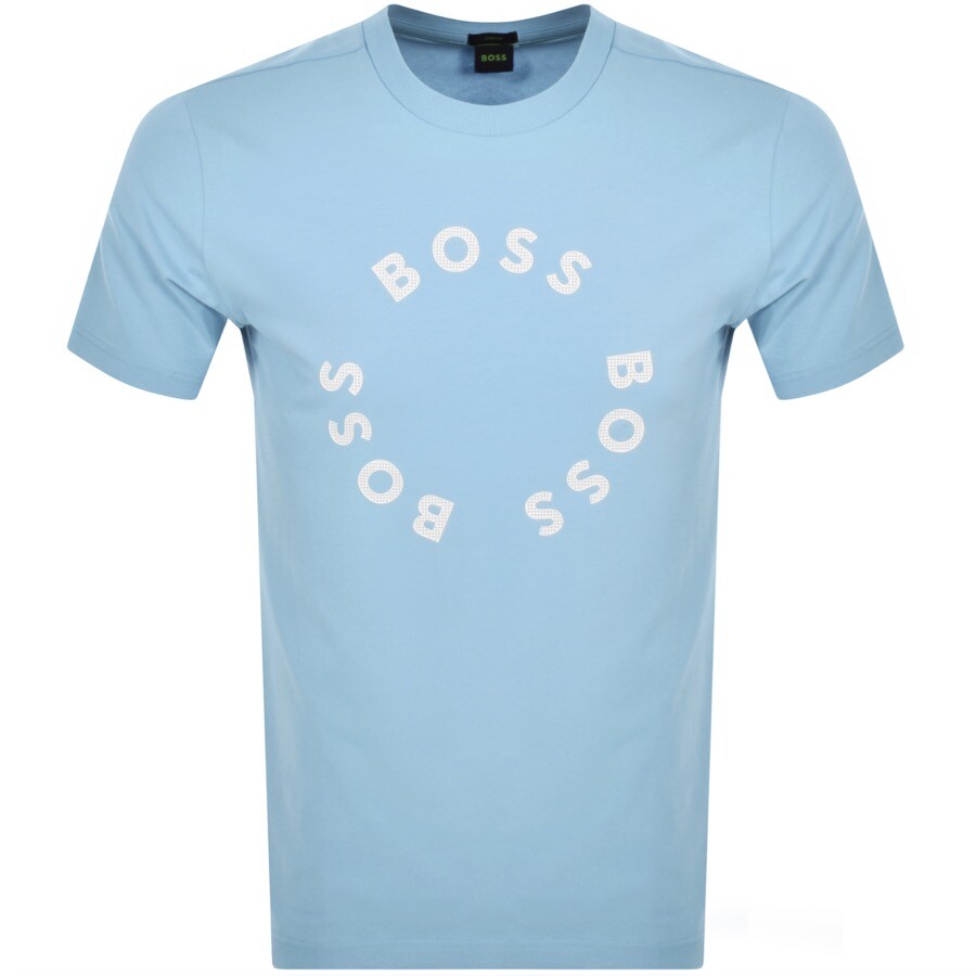 Boss Athleisure Boss Tee 4 Short Sleeve T Shirt Blue