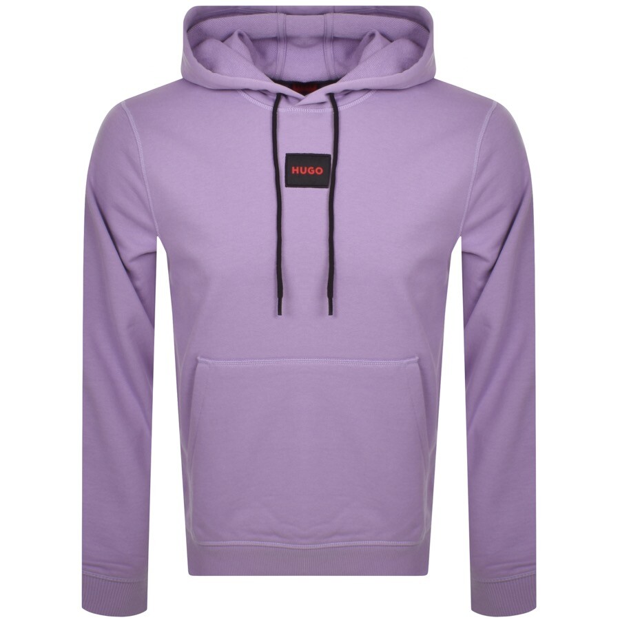 Purple Hugo Boss Hoodie Purple Hugo Boss Hoodie HUGO Logo-print