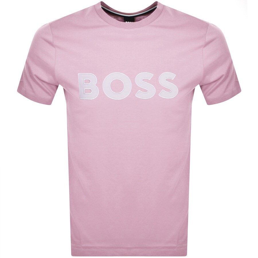 Boss Business Boss Tiburt Logo T Shirt Pink