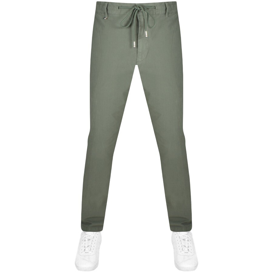 BOSS Kane Slim Tapered Trousers Green