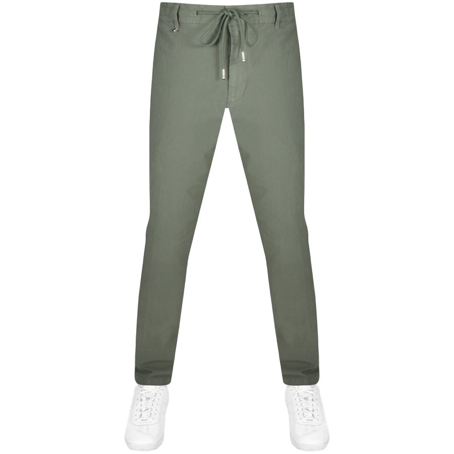 BOSS Kane Slim Tapered Trousers Green