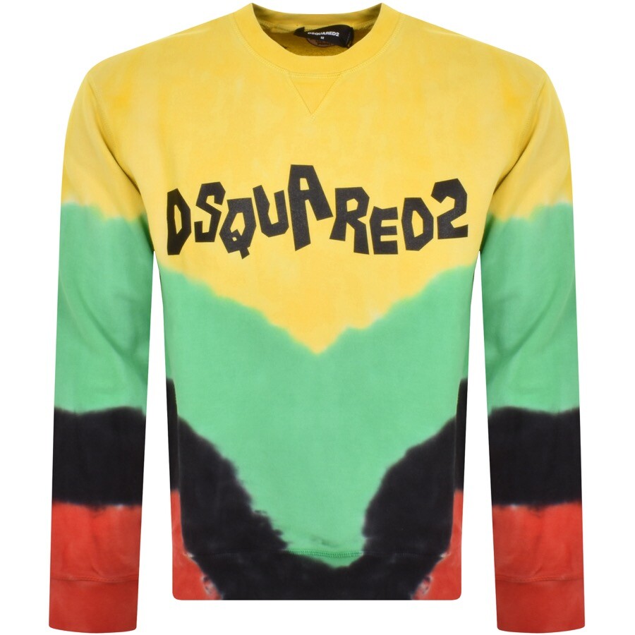 Shop Dsquared2 Cool Fit Sweatshirt Yellow