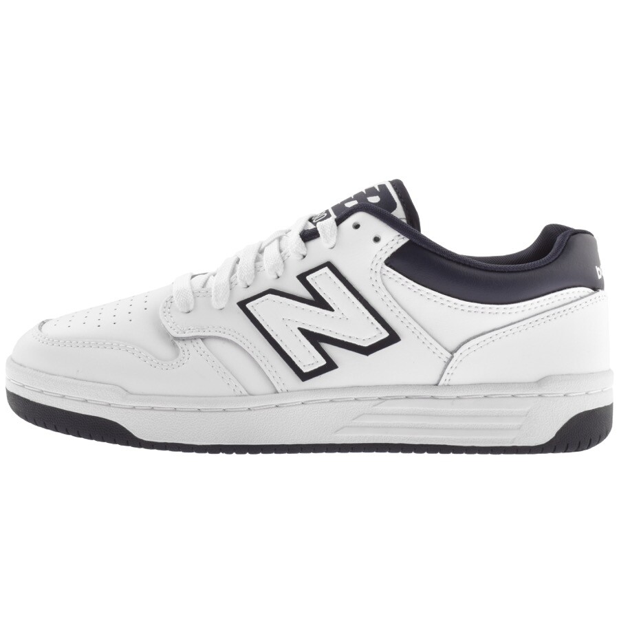 New Balance 480 Trainers White | The Hoxton Trend