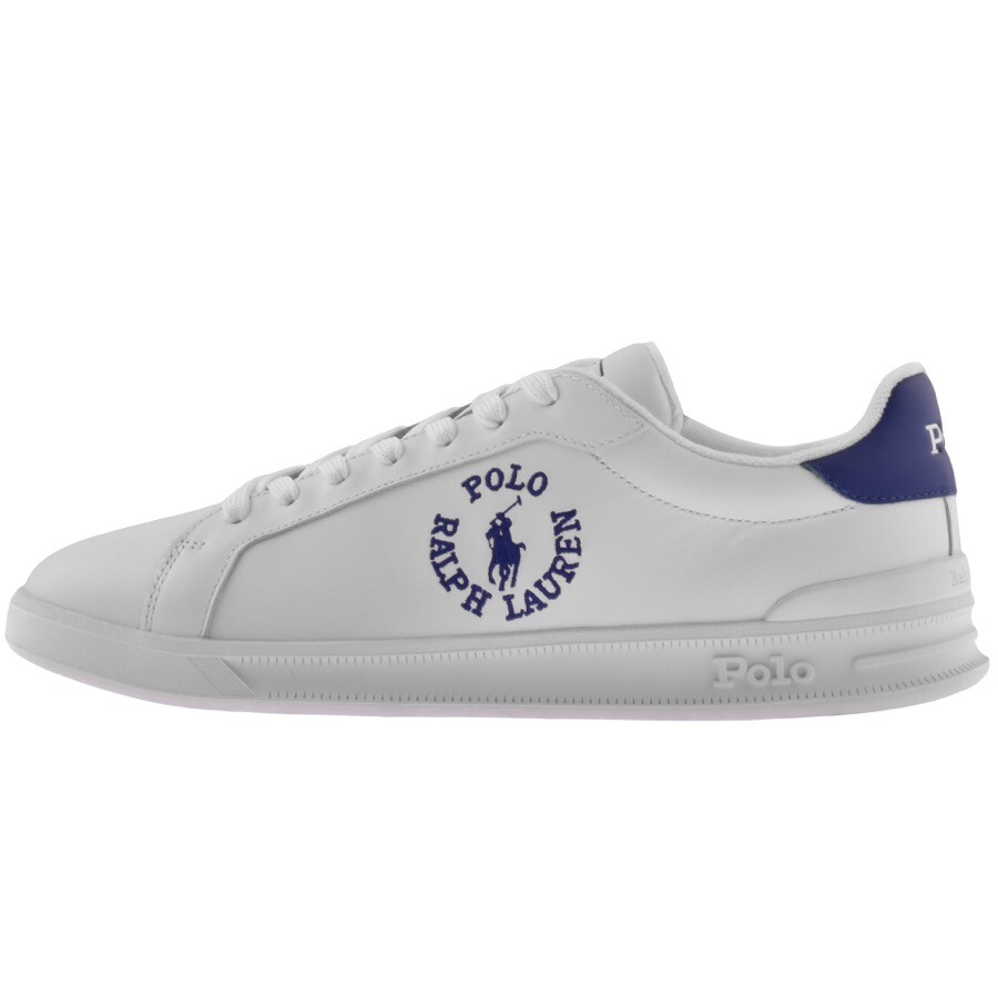 Ralph Lauren Logo Trainers Off White