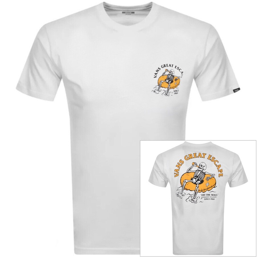 Vans Permanent Vacation T Shirt White In White