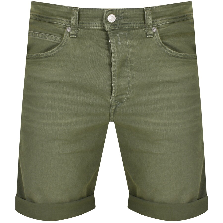 Replay RBJ 901 Denim Shorts Khaki