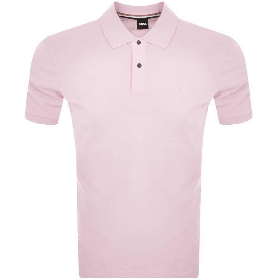 Boss Business Boss Pallas Polo T Shirt Pink