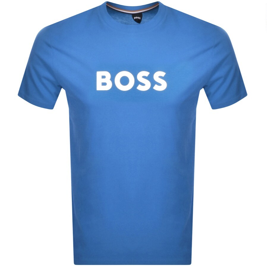 BOSS Bodywear Logo T Shirt Blue