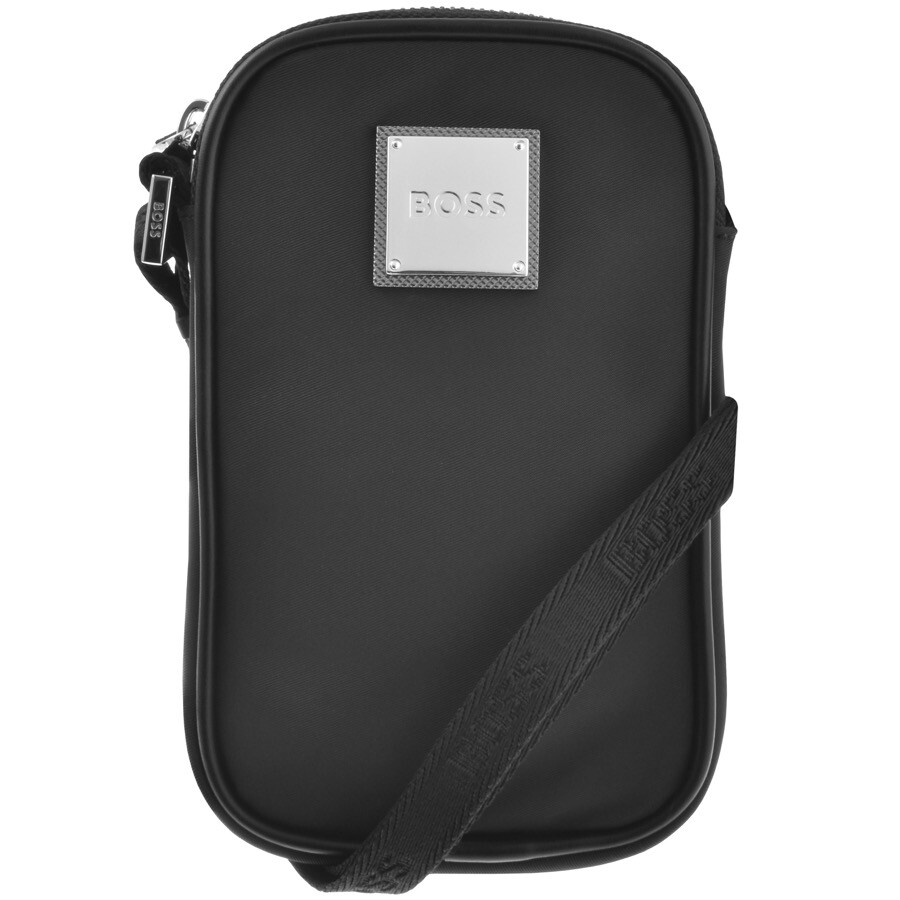 Boss Business Boss Lennon Phone Holder Bag Black In Neutral