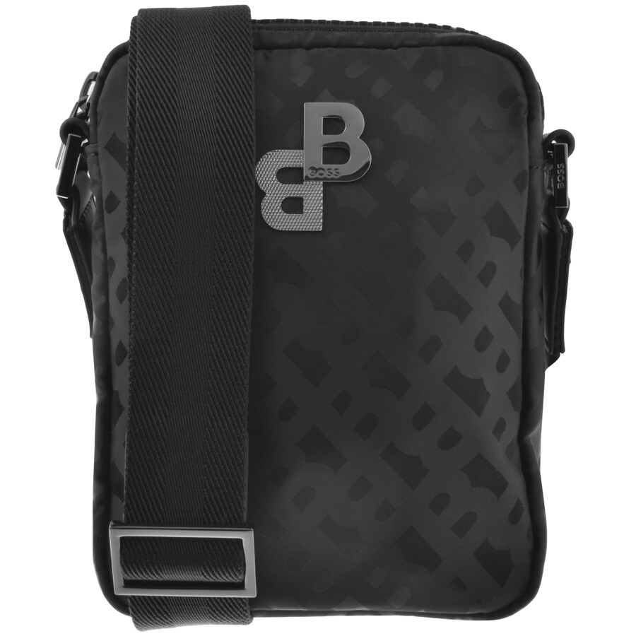 Boss Business Boss Bradley Zip Bag Black In Blue