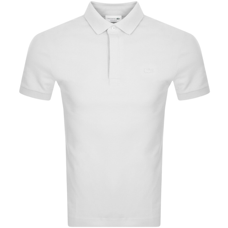 Lacoste Short Sleeved Polo T Shirt White