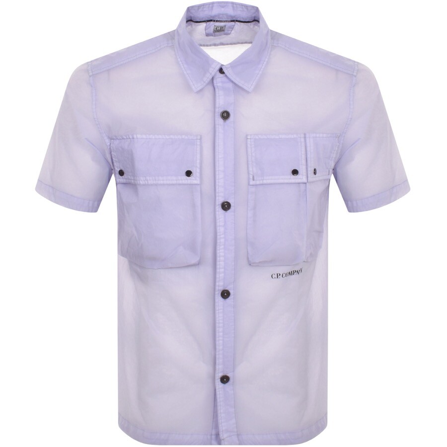 CP Company Short Sleeve Shirt Lilac