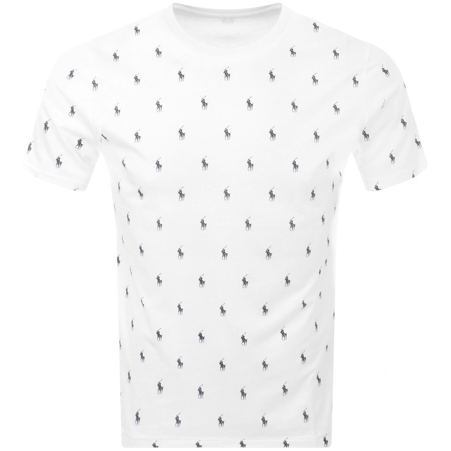 Ralph Lauren Logo Crew Neck T Shirt White