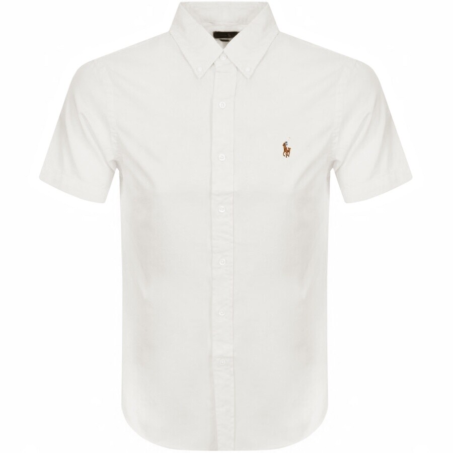 Ralph Lauren Oxford Slim Short Sleeve Shirt White